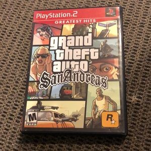 PS2 Grand Theft Auto San Andreas greatest hits